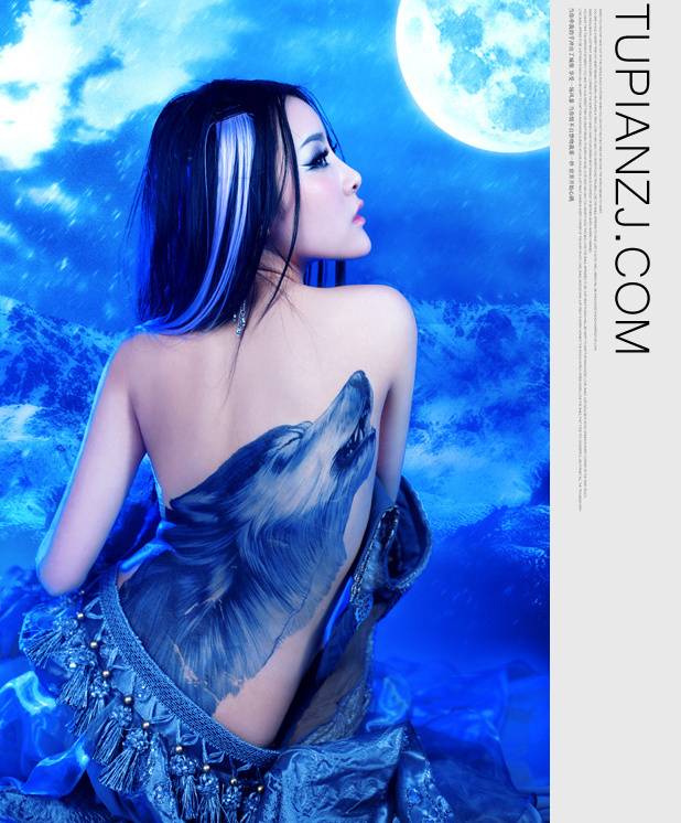唯美性感古装美女写真
