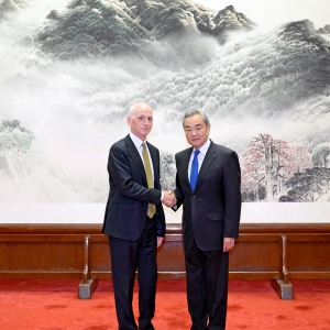 王毅会见美国国会众议员代表团