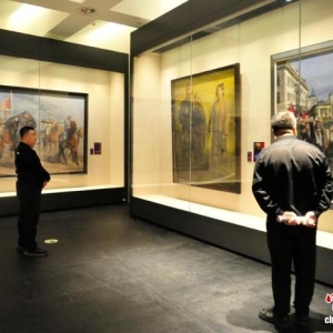 用艺术铭记历史：中俄艺术家绘制“人民必胜”长春展出 ...